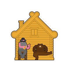 Russian Family In Home Bear Traditional Home