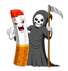 Best Friend Cigarette And A Grim Reaper