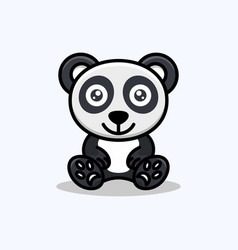 Cute Panda Sitting Pose