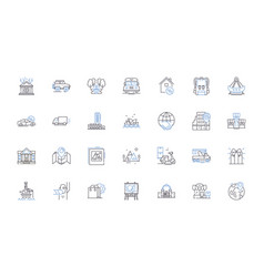 Health Care Market Line Icons Collection