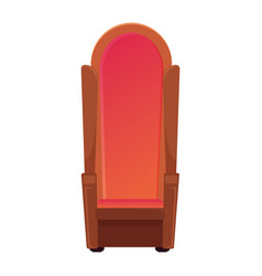 Isolated Colored Throne Chair Icon