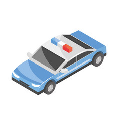 Isometric Police Car Transport