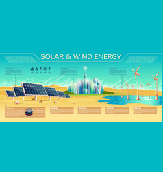 Solar And Wind Energy Concept