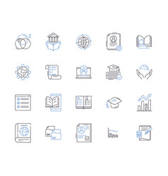 Cognitive Science Outline Icons Collection