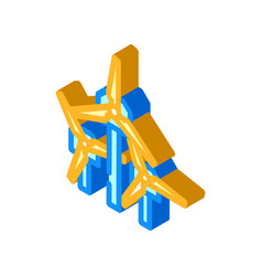 Farm Turbine Isometric Icon