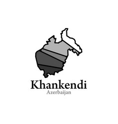 Map Of Khankendi Azerbaijan Region