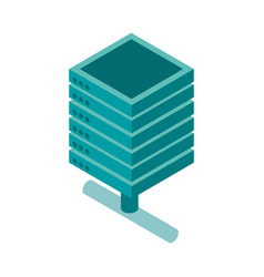 Database Center Isometric