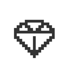 Diamond Pixelated Ui Icon