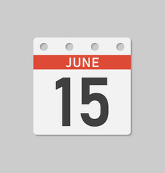 Icon Page Calendar Day - 15 June