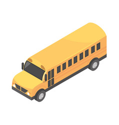 Isometric School Bus Transport