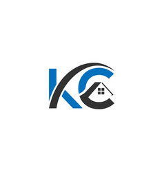 Letter Kc Real Estate Construction Home Logo