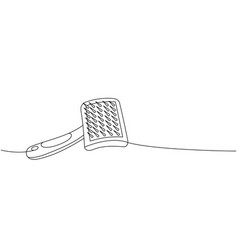 Pet Brush Fur Remover One Line Continuous Drawing