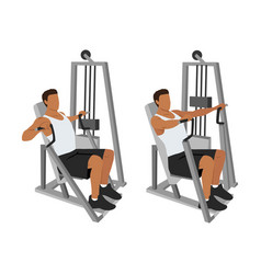 Hammer Strength Machine Seated Chest Press