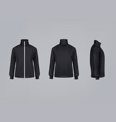 Sport Jacket Or Long Sleeve Sweatshirt 3d Mockup