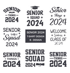 Senior 2024 Svg T-shirt Design