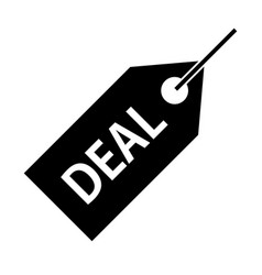 Deal Tag Silhouette Icon