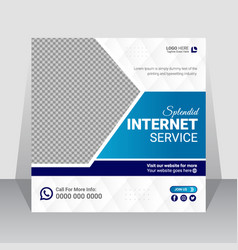 Super Internet Service Social Media Post Design