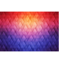 3d Geometrical Triangular Structure Colorful