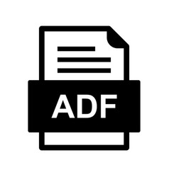 Adf File Document Icon