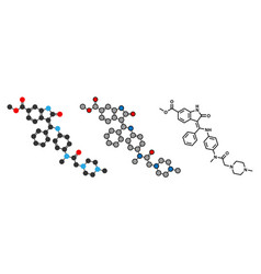 Nintedanib Cancer Drug Molecule Angiogenesis