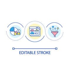 Optimize Finance Strategy Loop Concept Icon