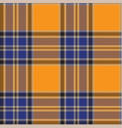 Orange Ombre Plaid Textured Seamless Pattern