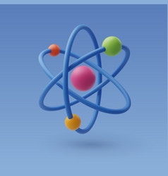 3d Atom Molecular Chemistry Physics Science