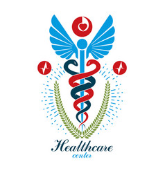 Pharmacy Caduceus Icon Medical Logo Created