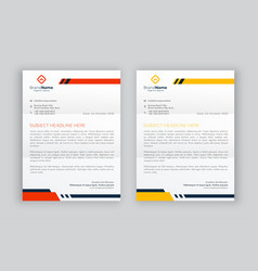 Business Corporate Letterhead Design Template