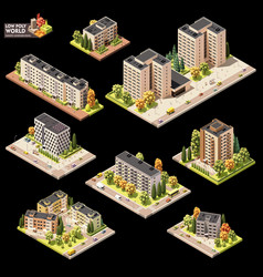 Isometric City Map Blocks