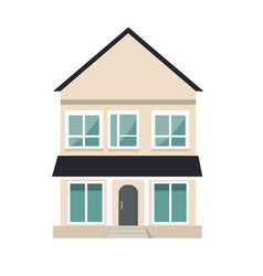 Modern House Flat Icon Design