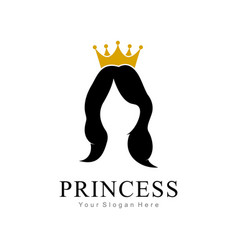 Princess Flat Style Logo