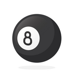 Black Billiard Ball Number Eight