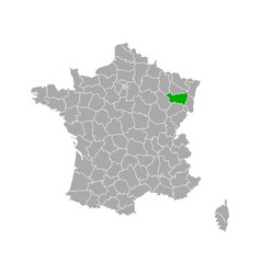 Map Of Vosges In France