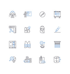 Prototyping Line Icons Collection Design