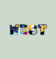 West Concept Word Art