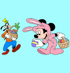 Mickey Mouse Cartoon Easter