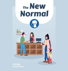 New Normal Poster Flat Template