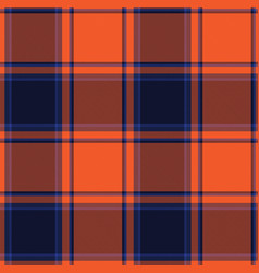 Orange Ombre Plaid Textured Seamless Pattern