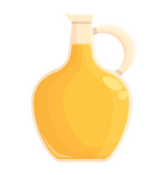 Palm Oil Jug Icon Cartoon Food Leaf