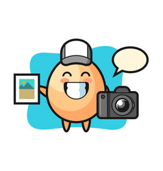 Character Egg As A Photographer