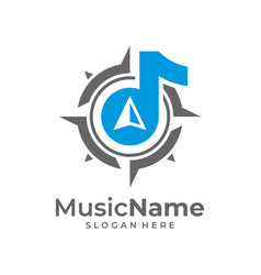 Music Compass Logo Icon Compass