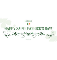 Saint Patricks Day Postcard With Ornament