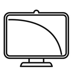 Web Camera Monitor Icon Outline Computer