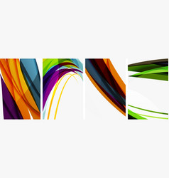 Abstract Colorful Wave Posters For Wallpaper