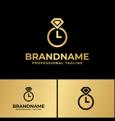 Diamond Time Logo Suitable For Any Business