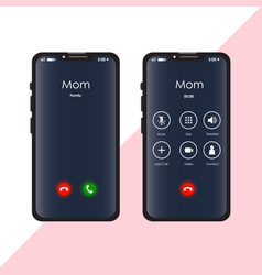 Phone With Mum Calling Screen