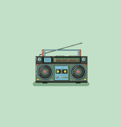 Flat Boombox Music Radio 90s 80s