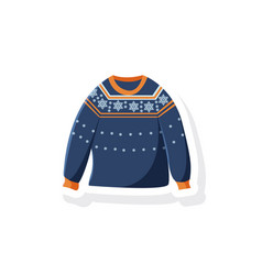 Snow Pattern Sweater Sticker