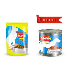 Dog Food Package Mockup Set